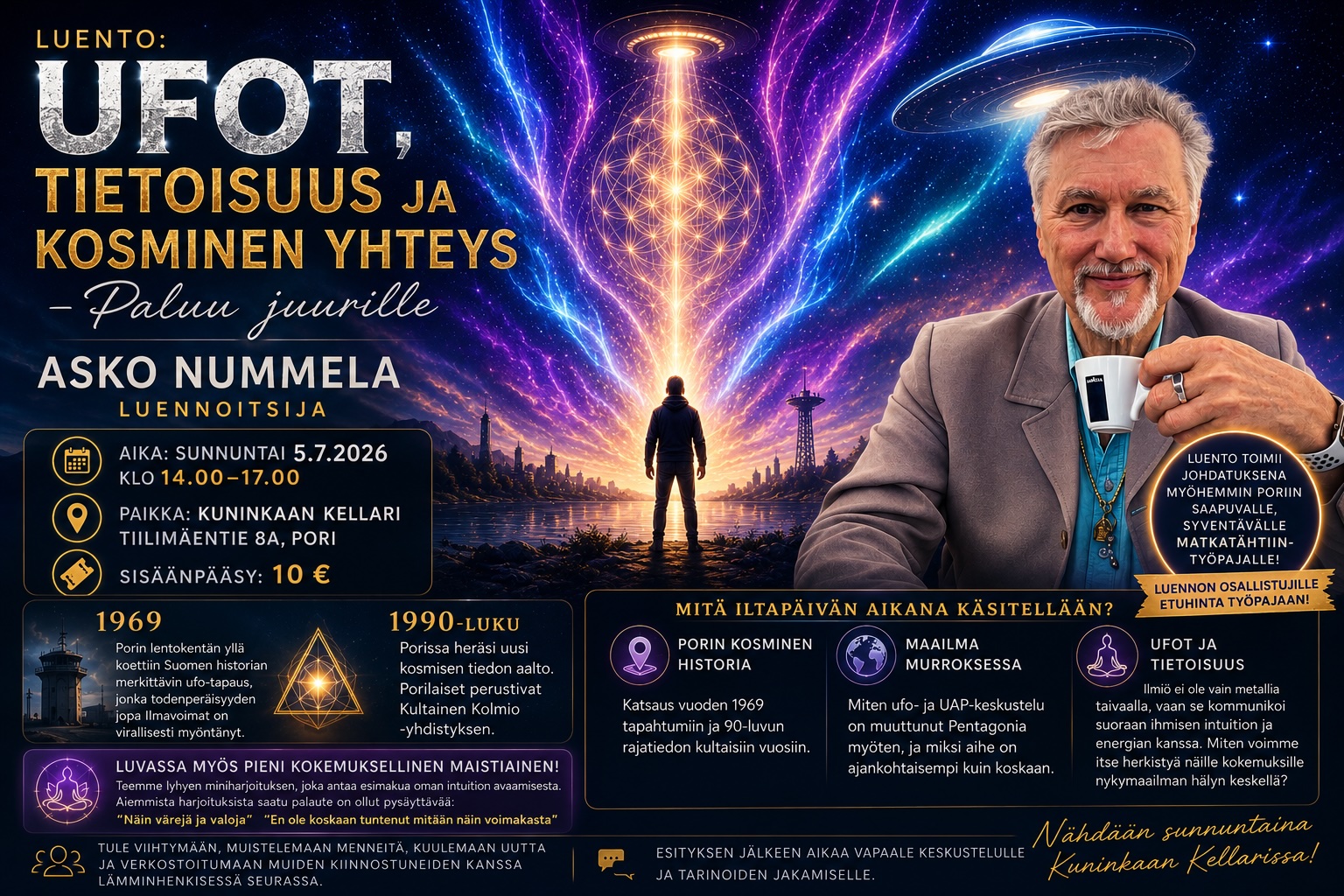 Syvennä intuitiota ja avaudu kosmiseen kontaktiin